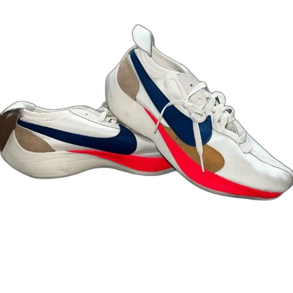 Nike Moon Racer QS Sail Solar Red Blue Sneakers BV7779-100 Men's Size 11.5